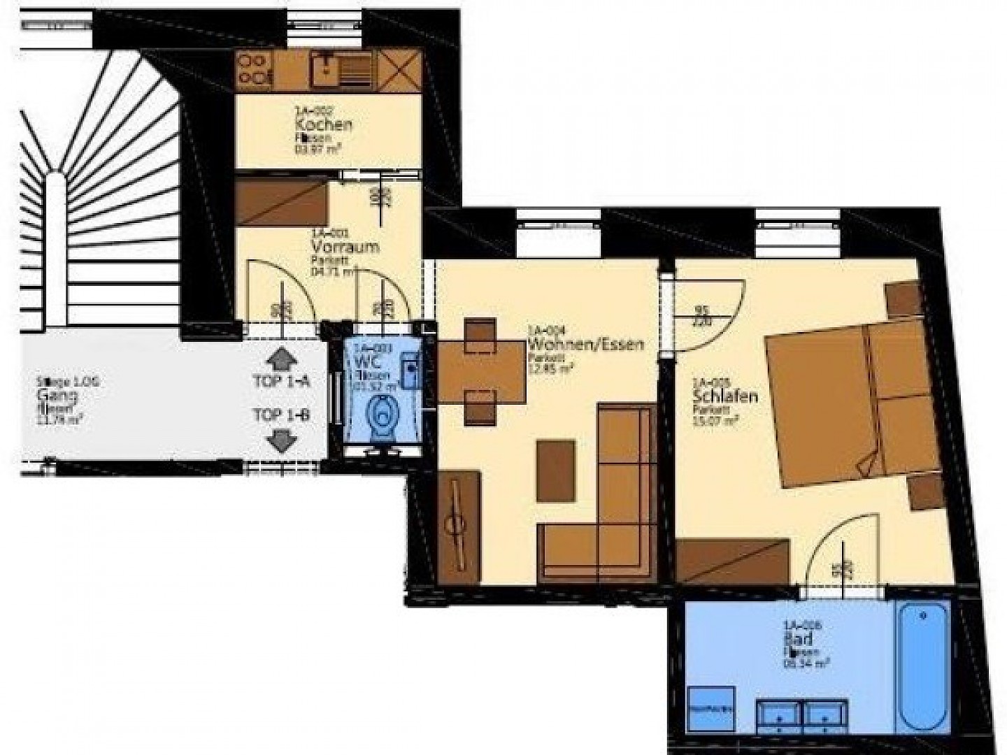 Komplett sanierte Altbauwohnung - Landstr. 71, Top 1A